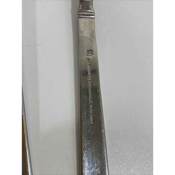 SET VTG JA HENCKELS INTERNATIONAL 18/10 Serving Pieces Spoon Fork Butter EARL - Picture 4 of 5